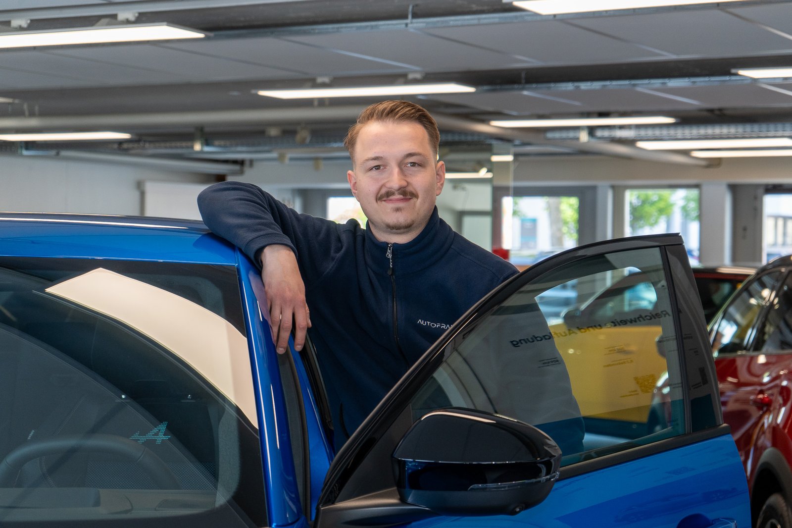 Autofrank AG Team bei der Arbeit in Regensdorf
